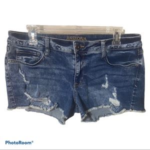 Arizona Jeans Co. denim cut off shorts
